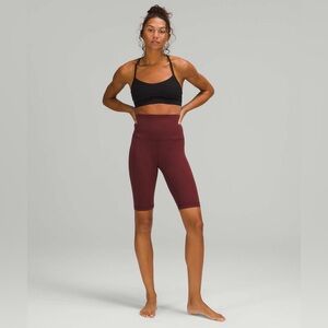 Lululemon Align Super High Rise Short *10" Red Merlot